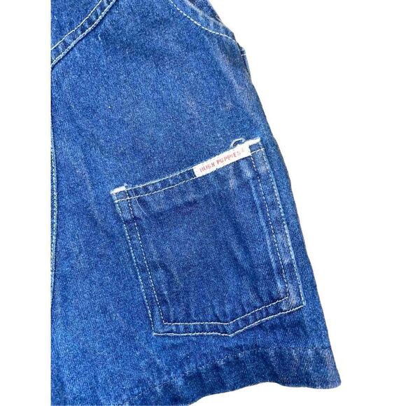 Vintage HushPuppies Boyswear 12 months heavy denim Overalls - Picture 5 of 5